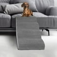 thumbnail image 4 of Pefilos 28" Pet Stairs for Small Dogs, 4-Step Dog Ramp for Beds and Couch, Non-Slip Balanced Indoor Step, Gray, 4 of 7