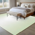 thumbnail image 4 of Rectangle Rug 8x10Ft Light Green White Ombre Minimalist Soft Indoor Throw Rugs Carpets for Living Dining Bedroom Kids Room Non-Slip Playroom Crawl Rug Floor Mats Modern Ombre Art, 4 of 9