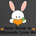 thumbnail image 2 of CafePress - Minnesotasomebunnylovesme Maternity Dark T Shirt - Maternity Dark T-Shirt, 2 of 3