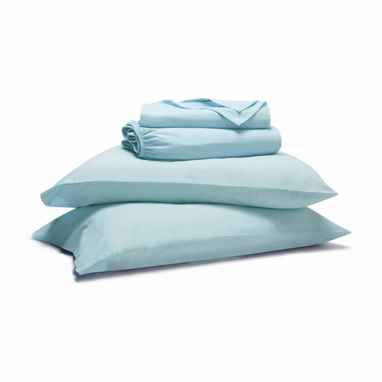 Superior Carmen 100% Cotton Relaxed Wash Bed Sheet Set, King, Blue