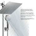 thumbnail image 4 of Shower Head Combo, 8in Aluminium Shower Head Set  for Bathroom, 4 of 8