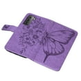 thumbnail image 3 of Dteck Samsung S21 Plus Wallet Case, Magnetic Closure Flip PU Leather Wrist Strap Credit Card Holder Slots With Kickstand Butterfly Patterned Shockproof Cover For Samsung Galaxy S21 Plus, Lightpurple, 3 of 11