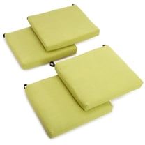 20-inch by 19-inch Spun Polyester Chair Cushion (Set of Four)-Color:Lime