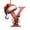 Y, variant on yulier 26 Initial Letter Christmas Ornaments Xmas Gifts, Red Personalized Christmas Alphabet Ornaments with Santa Hat, Acrylic Hanging Pendant for Christmas Stockings Tree Decorations