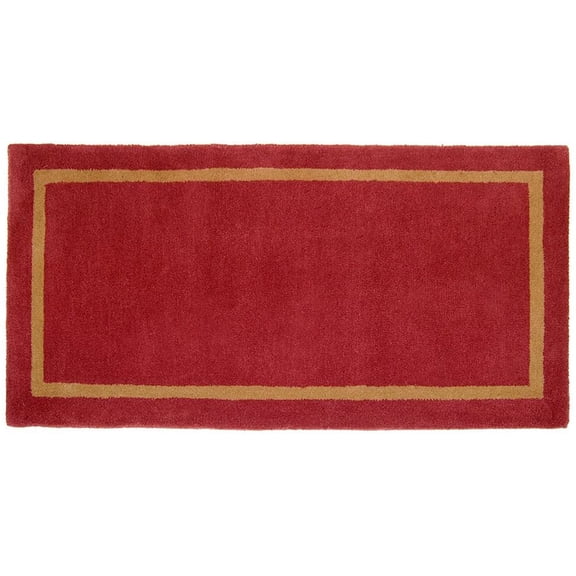 Minuteman International Rectangular Contemporary Wool Fireplace Hearth Rug