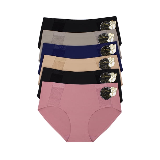 Paquete 6 Pantaleta De Likra Sin Costuras, Corte Completo