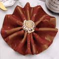 thumbnail image 4 of 10X Theme Sea Shells Metal Napkin Rings for Weddings Receptions,Dinner Parties,Family Gatherings,Table Supplies, 4 of 7