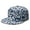 Daisy Floral Sn, variant on Daisy Floral Snapback Hat - Vintage Boho Adjustable Flat Brim Cap for Men & Women - Cute Flower Print Streetwear Hip Hop Cap