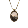 thumbnail image 1 of Mountain Desert Sun neblinas Lake Collar Colgante Vintage de bronce antiguo de joyeria de lujo de regalo Unbranded  M, 1 of 3