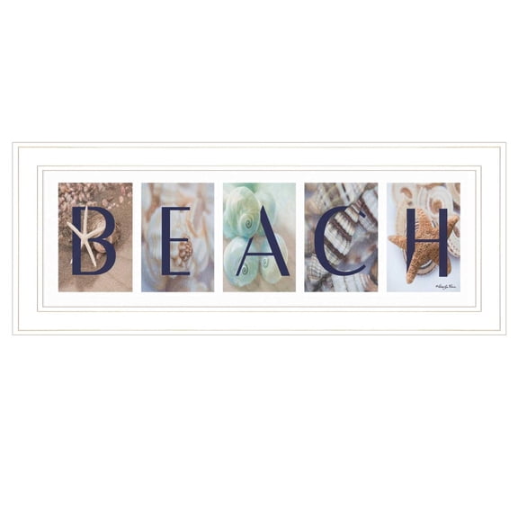 TrendyDecor4U Beach By Robin-Lee Vieira Ready To Hang Framed Print RLV572-226G