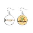 thumbnail image 1 of Actividad de pescado fresco del océano Pendiente del lóbulo de la joyería del pendiente de la hoja del otoño Unbranded M, 1 of 3