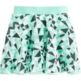 thumbnail image 1 of Falda plisada con estampado geométrico de Sean John Girls, Verde, XL (18), 1 of 1