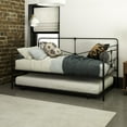 thumbnail image 1 of Leopold Metal Daybed, Black, Twin/Twin Size, 1 of 7