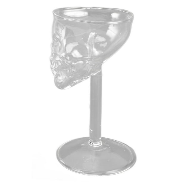 Copa de Cristal ANGGREK con cabeza de Calavera Mini vaso de vidrio
