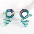 thumbnail image 4 of GFDYREE 2PC Glass Ear Tapers Plugs 2G-00G Handmade Hanger Gauges Piercing Jewelry Set, 4 of 7