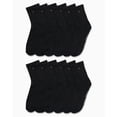 thumbnail image 2 of Calcetines Quarter Tommy Hilfiger, paquete de 12 unidades, para hombre, tallas 7 a 12, color negro, 2 of 6
