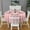 White-4, variant on Fashionable Round Tablecloth 60x60in(153x153cm) – Waterproof Polyester Table Cover with Full Print Design, Wrinkle Resistant & Washable for Kitchen Dining Party Decor