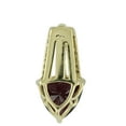 thumbnail image 2 of Carillon Rhodolite Natural Gemstone Necklace Pendant 925 Sterling Silver Anniversary Jewelry | Yellow Gold Plated, 2 of 4