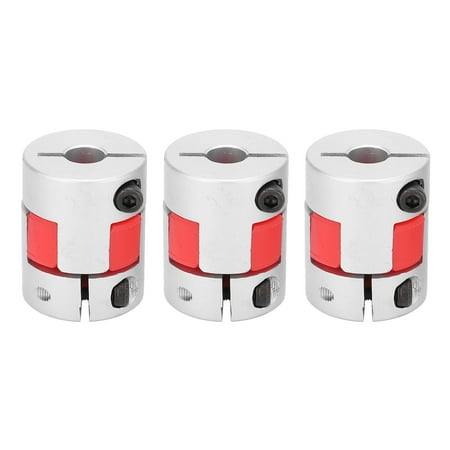 

3Pcs Flexible Coupler Aluminum Alloy Ball Screw Coupling Kit Motor Accessories GMC25x30Outer Diameter 25 Length 30 Inner Hole 8-10
