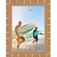 thumbnail image 5 of 16x12 Gold Modern Bamboo Picture Frame - UV Acrylic, Foam Board Backing, Hanging Hardware, 5 of 9