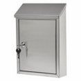 thumbnail image 1 of Solar Group 187790 Ashley Stainless Steel Wall Mount Security Mailbox, 1 of 2