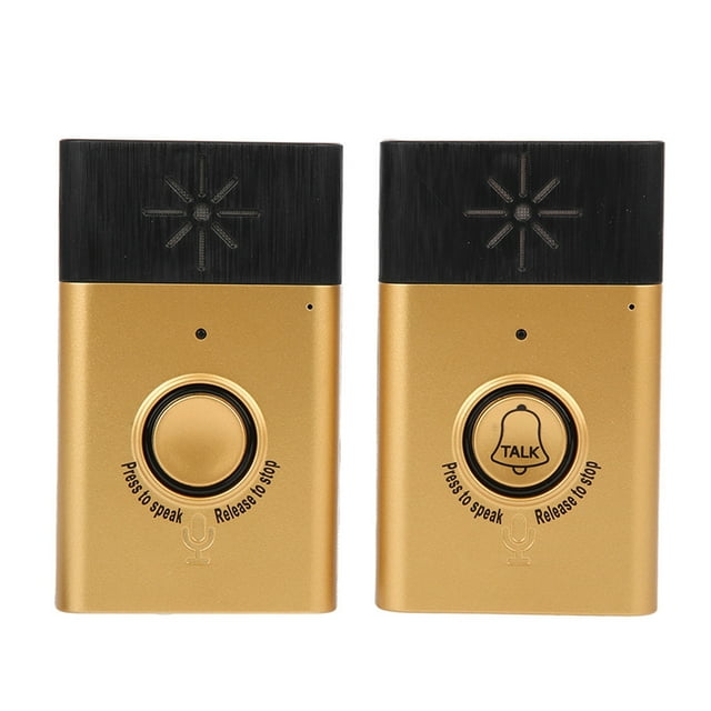 Timbre inalámbrico, intercomunicador inalámbrico, timbre doble, accesorios para puertas del hogar, rendimiento finamente ajustado