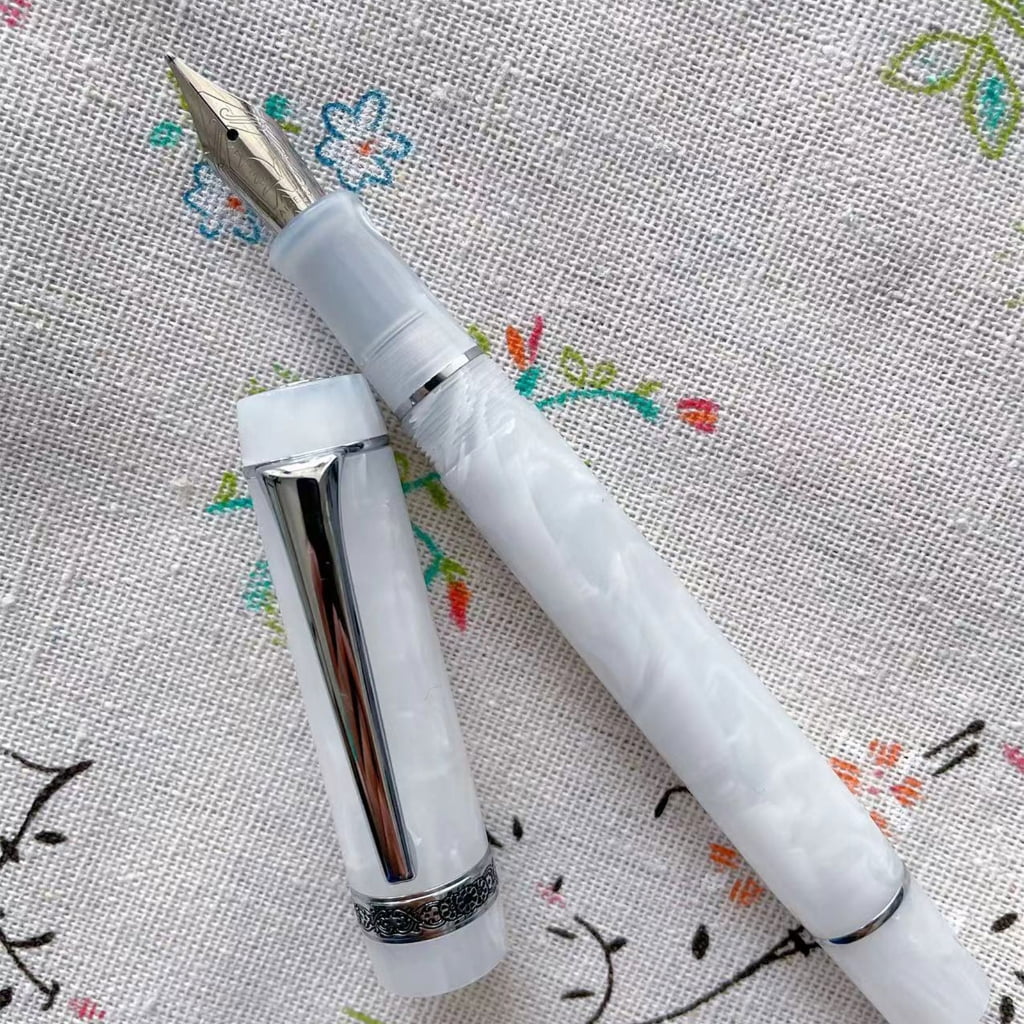 Acrylic Fountain Pen Writing Instrument for Students and Office Professionals