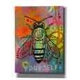 thumbnail image 1 of Epic Graffiti 'Bee Yourself' by Dean Russo, Canvas Wall Art, 40"x54", 1 of 8