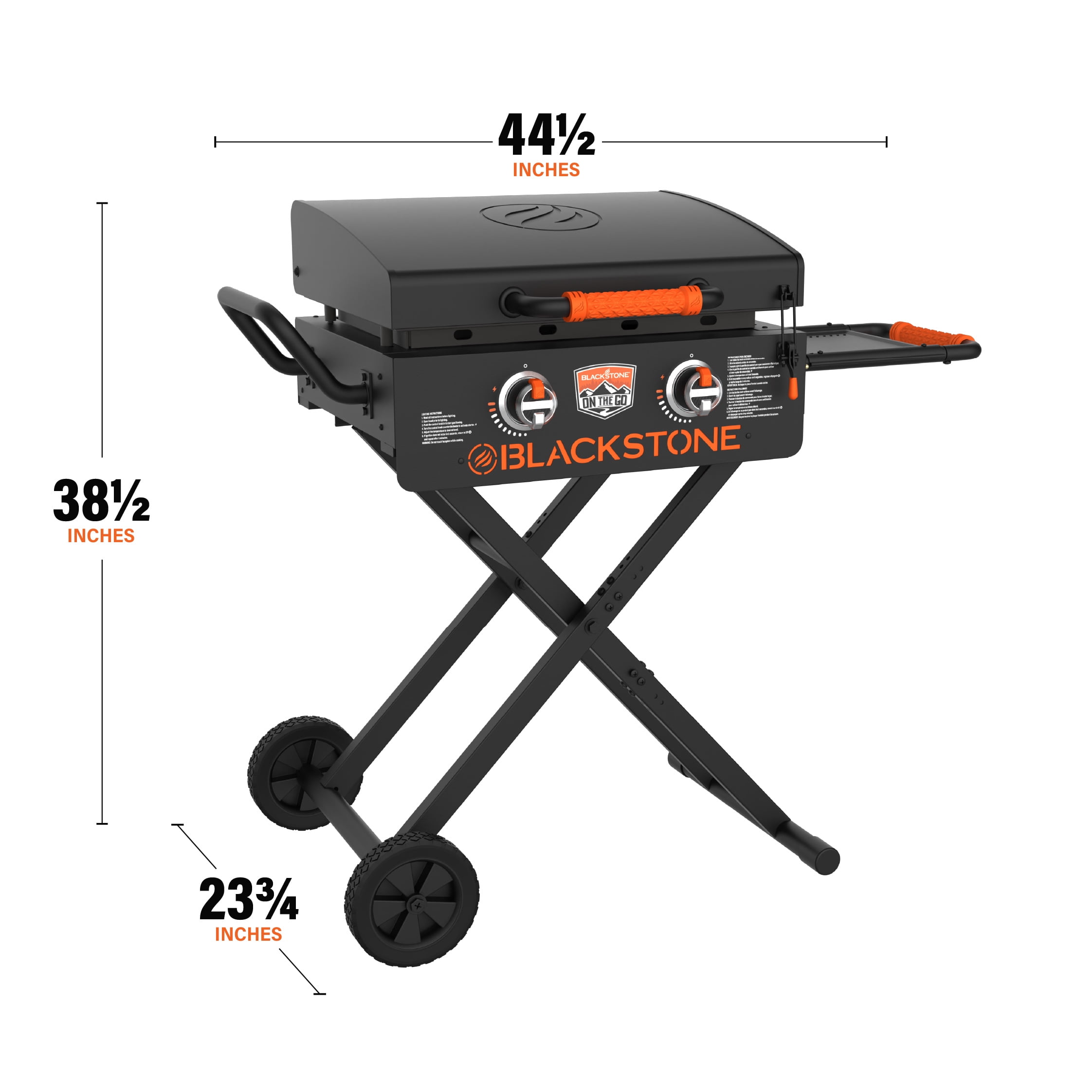 BLACKSTONE ON THE GO グリル Blackstone On-the-Go 2-Burner 22” Propane Omnivore Griddle