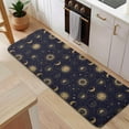 thumbnail image 5 of Dark Blue Celestial Body Pattern Kitchen Rug Mat,Kitchen Runner Rugs Non Skid Washable,Decorative Kitchen Floor Mats for Kitchen,Sink,Laundry,17"x47.2", 5 of 7