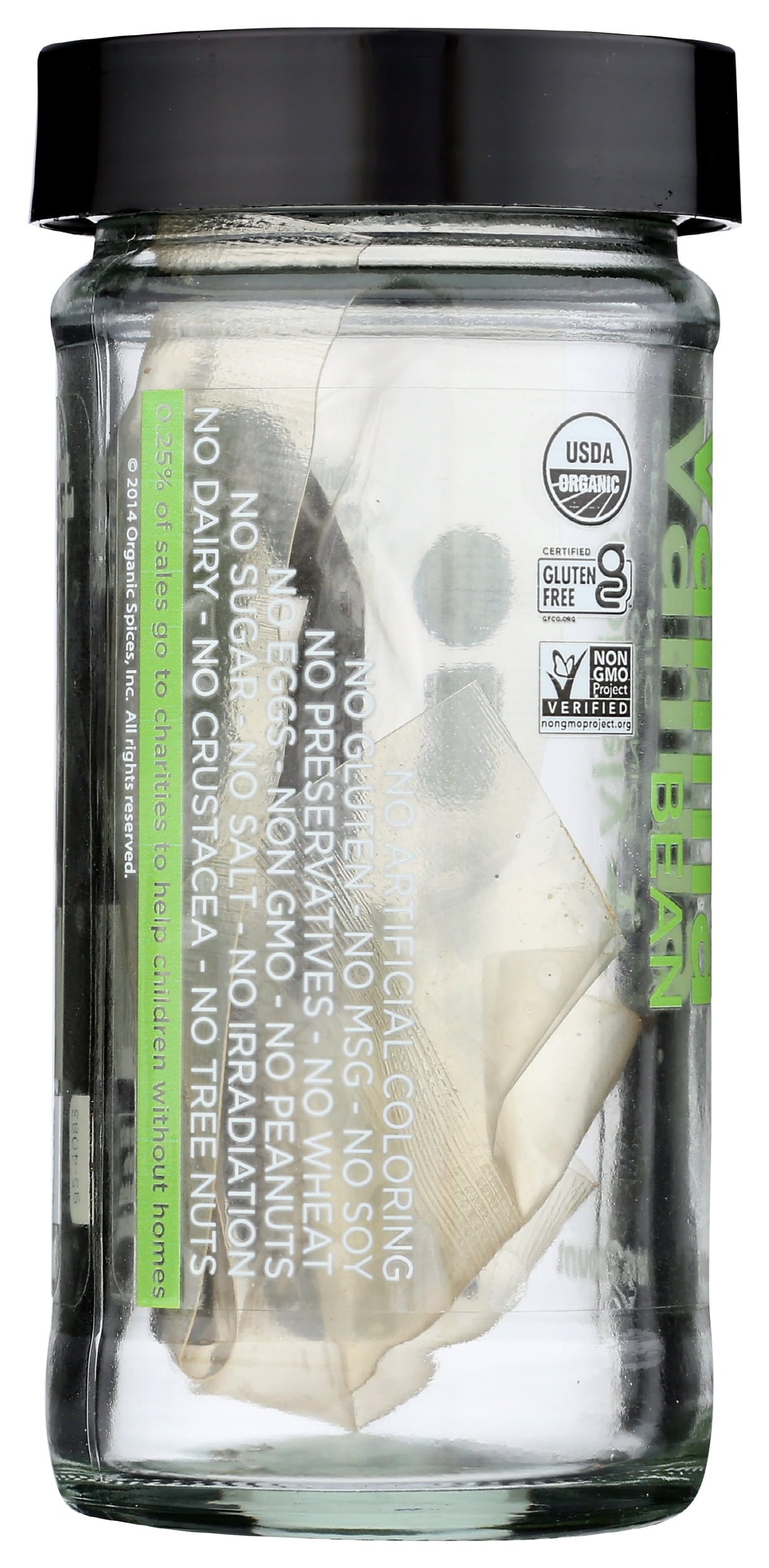 (Pack of 3), Spicely Organics Organic Vanilla Bean, 2 pc