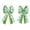 A+B, variant on YMARPT St.Patrick's Day Wreath Bow Decoration, 1/2PCS St.Patrick's Day Bow, Shamrock Clover Green Bow Wreath, Shamrock Bowknot Irish Holiday Crafts Bows for Front Door Outdoor