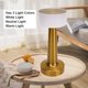 thumbnail image 4 of Luz De Mesita De Noche, Lámpara De Mesa Portátil Con Interruptor Táctil De 3 Colores Claros, Atenuación Continua Para Dormitorio, 4 of 7