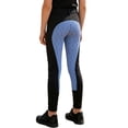 thumbnail image 2 of dPois Kids Girls Horseback Riding Tights High Waist Arena Training Breeches with Pockets for Riding Black 10, 2 of 5