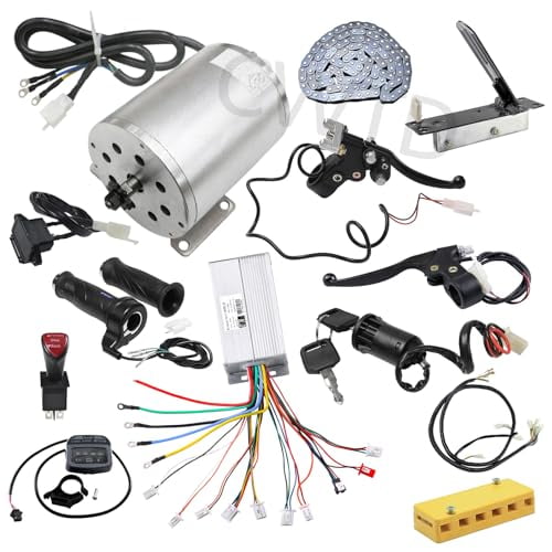 High Speed 48V 1800W Brushless Motor & Controller Kit for ATV Go Kart Golf Cart Electric Scooter Razor MX650 MX500