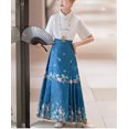 thumbnail image 5 of New Chinese Hanfu Retro Children Skirt  Horse Face Skirt Set FJH, 5 of 5