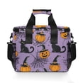 thumbnail image 7 of FORMRS Insulated Cooler Bag 24 Cans Capacity Soft Leakproof Lunch Box with Side Pockets, Halloween Pumpkin, 7 of 7