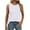 White, variant on Yubnlvae Hot Deal: Ruffled V-Neck Blouse - Flowy Office-To-Dinner Top with 50% Off (Summer Essentials), Summer Tank Tops For Women Loose Fit Crew Neck Casual Sleeveless Tops 2025 Trendy, Red2, L