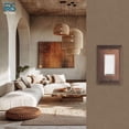 thumbnail image 2 of Rio Salto Imperial Collection Vintage Copper Metal Light Switch Cover and Outlet Cover  Single 1 Gang Rocker  Wall Plate, Oversized Decorative Home Dcor Accent, Artisanal Elegant Design 4 Pack, 2 of 8