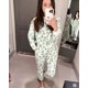 thumbnail image 1 of Conjunto de ropa de dormir navideña para mujer, conjuntos de pijamas con estampado navideño, Tops de manga larga de Navidad, pantalones sueltos informales, conjunto de dos piezas, 1 of 4
