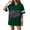 Dark Green Short Sleeve, variant on Soccer Cup Jersey 2026 for Women Short Sleeve Country Name Print Basic Shirt Crew Neck Summer Football 2026 Tops Spain Brazil Argentina France Germany Portugal White 3XL