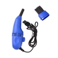 thumbnail image 1 of relayinert Keyboard Vacuum Portable Mini USB Interface Cute 10W 5V Detachable Quiet Running Window Drawer Duster Dust Remover Dark Blue, 1 of 6