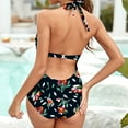 thumbnail image 5 of BECLOTH Women's Sexy Backless Neck Tied Bikini, 5 of 5