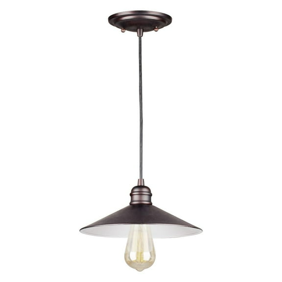 1-Light Antique Bronze Mini Pendant