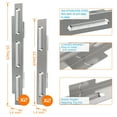 thumbnail image 6 of Wind Guards For Blackstone 36 Inch Griddle,Magnetic Wind Guard For Blackstone 36" Griddle,Compatible with Blackstone 36 Inch Griddle Hood,Rear Grease Cup and Side Shelf, 6 of 6