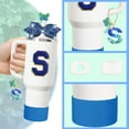 thumbnail image 3 of CHUNTIAN 8PCS Cup Accessories Set,Straw Cover Cap for Stanley Cup 30oz or 40oz,Sticker for Stanley Decorations,Initial Letter Charm Personalized (Blue K), 3 of 7