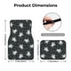 thumbnail image 5 of Fotbe Turtle Juego de 4 Tapetes para Auto con Estampado – Alfombrillas de Goma Reforzada, Diseño Antideslizante, Protección para Todo el Año – Vehículos, Autos, Camionetas y SUVs, 5 of 7