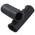 thumbnail image 4 of 2Pcs Wheelbarrow Rubber Handles, Round Tubes Black Replacement Universal Handles, 4 of 11