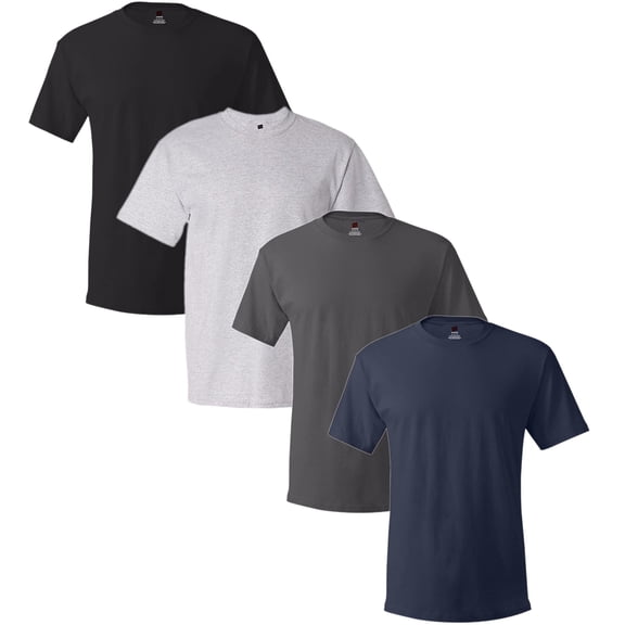 byHanes Hanes Men's ComfortSoft T-Shirt (Pack Of 4) (Assorted, X-Large)