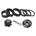 thumbnail image 1 of Espaciador de auriculares de bicicleta Sunnimix 8 pulgadas Negro, 1 of 8